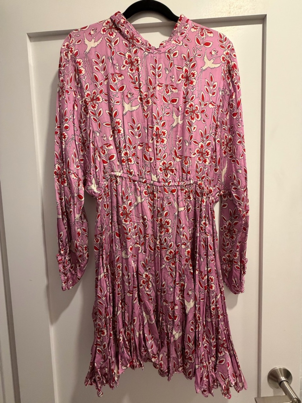RHODE Pink Floral Print Dress
